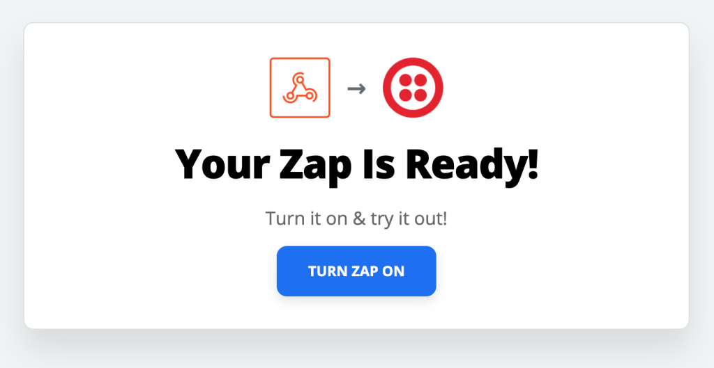 Zapier success